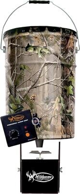 Wildgame Innovations Pail Feeder, Real Tree Camo Steel, 50-Lbs. ONLY PAIL