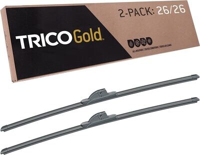 TRICO Gold 26 Inch Pack of 2 Automotive Replacement Windshield Wiper Blades for My Car