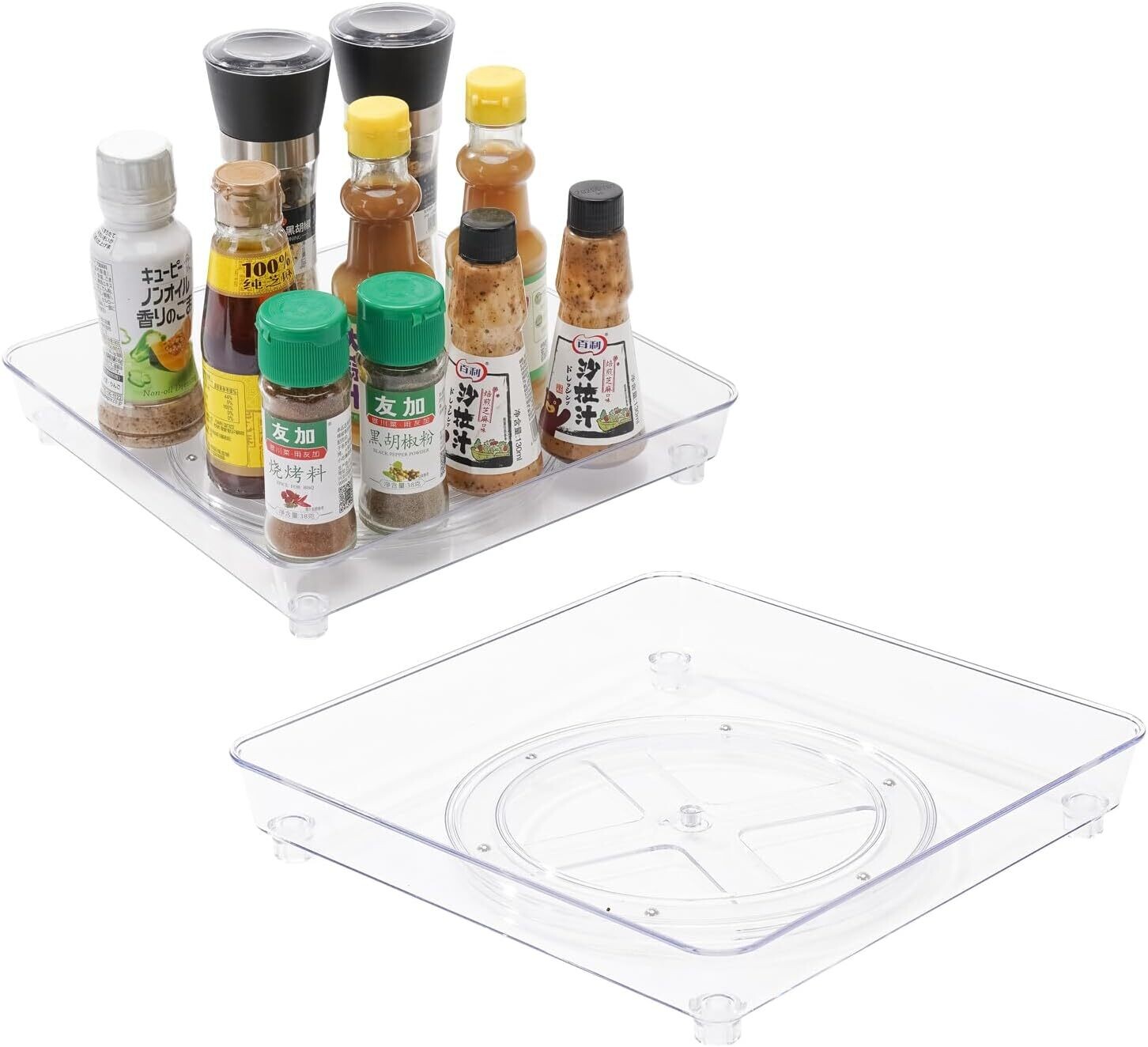 and Storage SquareLazySusan 2Pack Blue Ridge