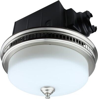 Akicon Bathroom Exhaust Fan with Light, Ultra Quiet 110 CFM 1.5 Sones