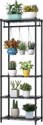 Xiofio 4-Tier Plant Shelf for Indoor Plants Outdoor, Large Multiple Flower Pot