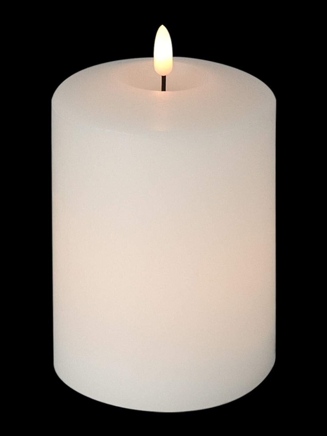 GenSwin 4” x 6.5” Flameless Flickering LED Candles Battery Operated