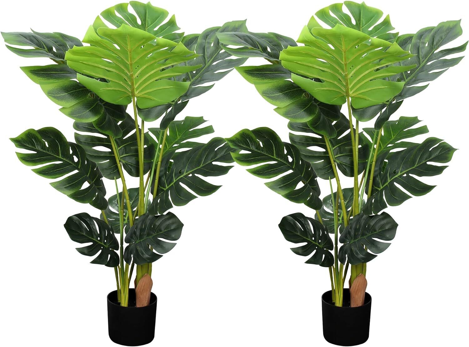 Artificial Monstera Plant 3.6FT Tall Fake Plants Decorative House Faux Plants Blue Ridge
