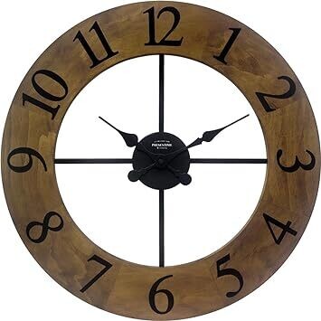 Presentime & Co. Vintage Farmhouse Series, Antique Royal Barnwood Clock, Approx.