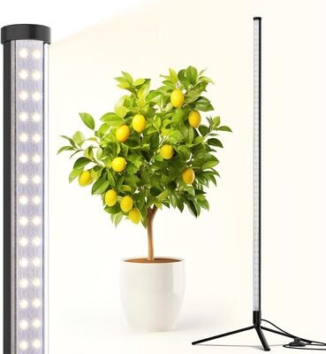 Barrina Standing Grow Light T10, 42W 5000K, Full Spectrum LED Plant Light for