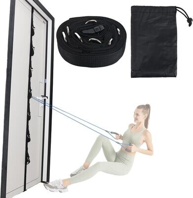 Upgrade Door Anchor Strap for Resistance Bands Exercises - 14 Points Anchor Gym