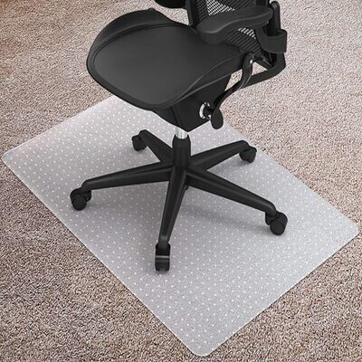 Kuyal Desk Chair Mat for Carpet, 36'' x 48'' Rectangle Transparent Mats