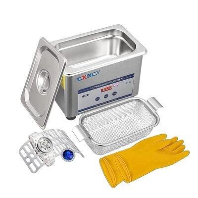 CXRCY 0.8L Ultrasonic Jewelry Cleaner Professional Cleaner Machine for Jewelry
