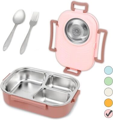 Stainless Steel Bento Lunch Box for Kids and Adults,Stackable BPA-Free Food