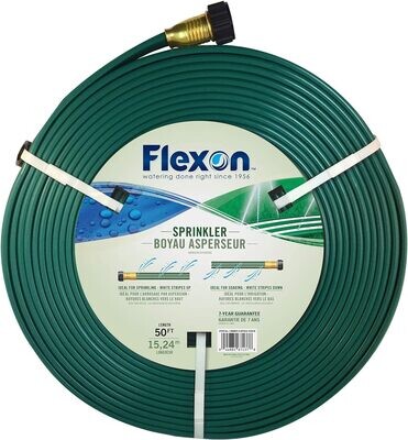 Flexon 50-Foot Three Tube Sprinkler Hose FS50