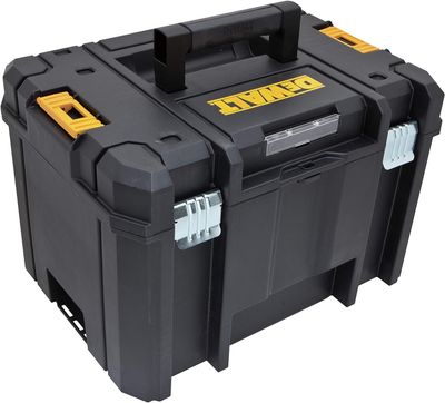 DEWALT TSTAK Tool Box, Extra Large Design, Removable Tray for Easy Access