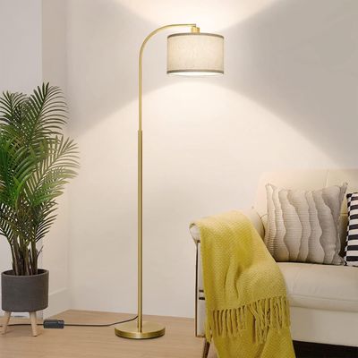 Boncoo LED Floor Lamp Fully Dimmable Modern Standing Lamp Arc Floor Lamp