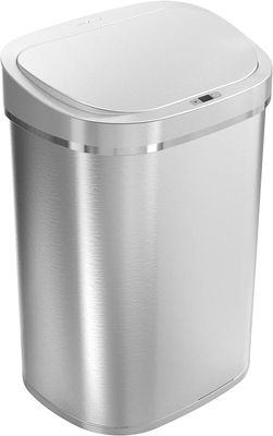 NINESTARS DZT-80-35 Automatic Touchless Infrared Motion Sensor Trash Can, 21 Gal