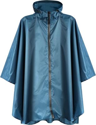Anyoo Waterproof Rain Poncho Lightweight Reusable Hiking Hooded Coat Jacket