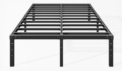 18 Inch King Bed Frame - Sturdy Platform Bed Frame Metal Bed Frame No Box Spring