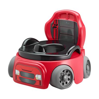 The First Years Training Wheels Racer Potty Training Toilet - Race Car Training