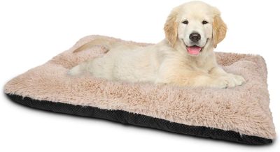 JOEJOY Dog Bed Crate Pad, Ultra Soft Calming Dog Crate Bed Washable Anti-Slip