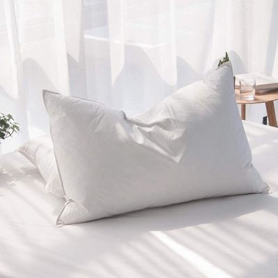 AIKOFUL Luxury Goose Feathers Down Pillow for Sleeping,Hotel Collection Queen