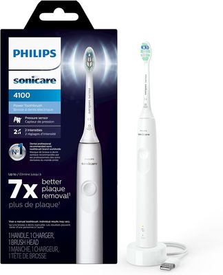 Philips Sonicare 4100 Power Toothbrush, Rechargeable Electric Toothbrush
