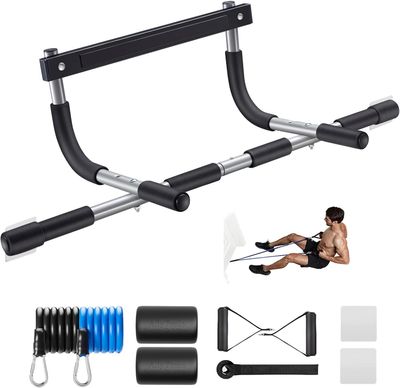 Ally Peaks Pull Up Bar for Doorway Thickened Steel Max Limit 440 lbs Upper