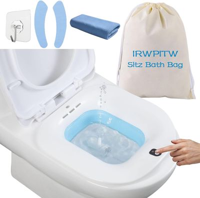 Sitz Bath, Electric Sitz Bath for Toilet Seat Hemorrhoids Postpartum Care Bowl