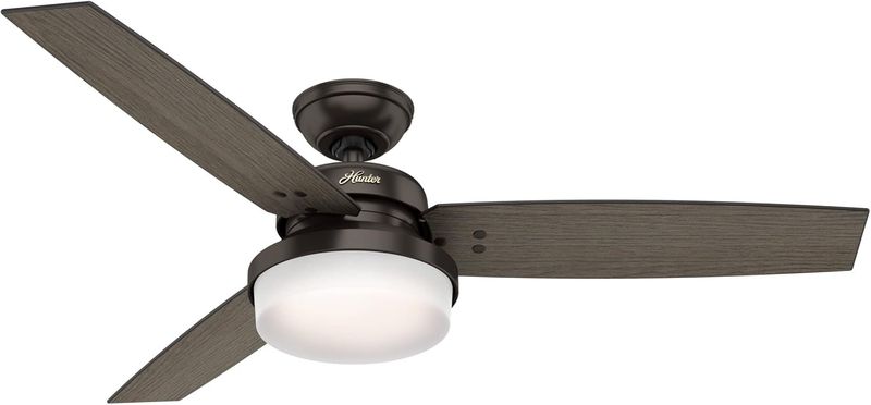 Hunter Fan Company 59210 - Sentinel 52 inch Premier Bronze Ceiling Fan w/Light Kit