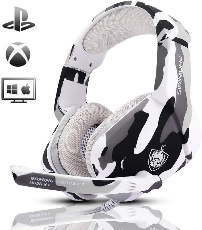 PHOINIKAS Gaming Headset for PS4, Xbox One, PC, Laptop, Mac, Nintendo Switch