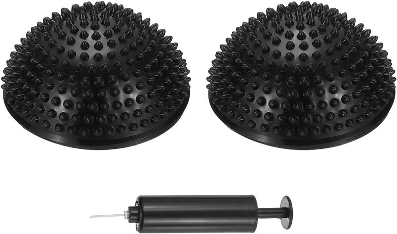 PATIKIL 2 Pcs Half Spiky Domes Balance Pods 6.7x3.1 Inch, Balance Trainer Dots