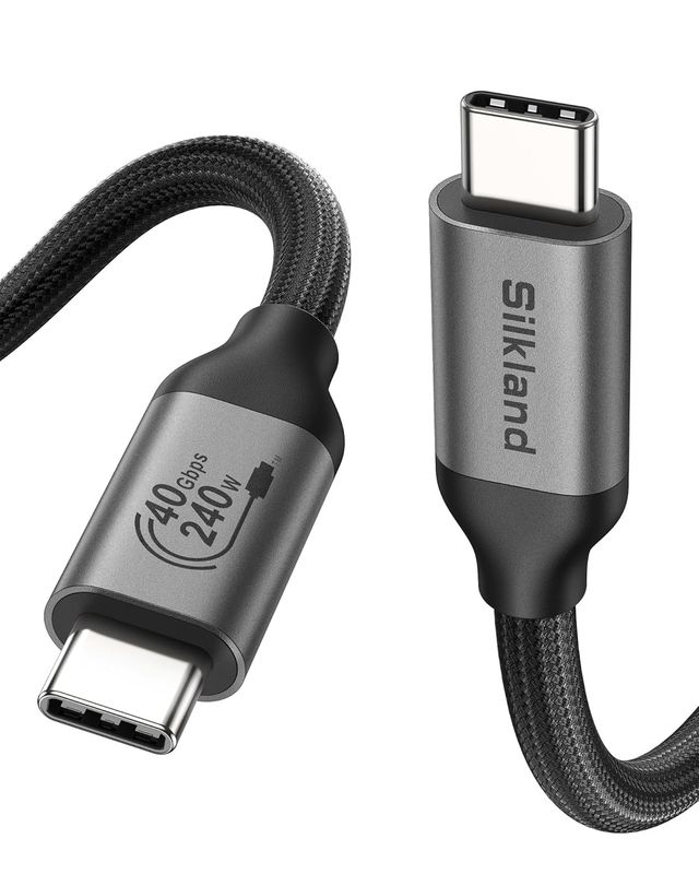 Silkland USB 4 Cable for Thunderbolt 4 Cable, 40Gbps Data Sync