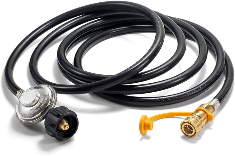 12ft Propane Hose Adapter F271803 with Regulator Replacement for Mr Heater
