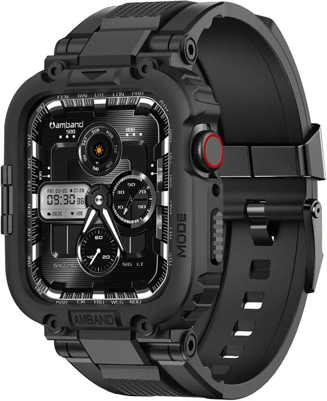 amBand Bands Compatible with Apple Watch 9/8/7/SE (2nd)/SE/6/5/4 41mm/40mm Case