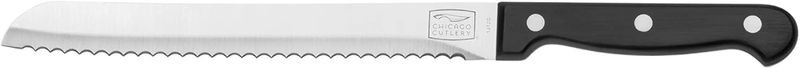 Chicago Cutlery Essentials 8-Inch Bread Knife- black