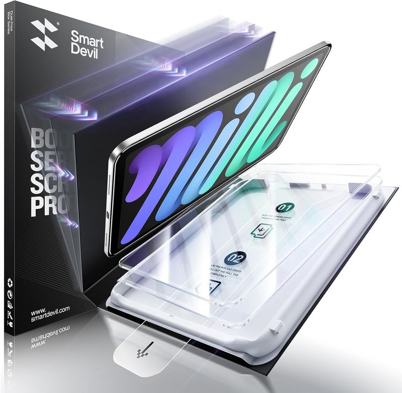 SMARTDEVIL 2 Pack Screen Protector for iPad Mini 6/Mini 7 8.3 Inch