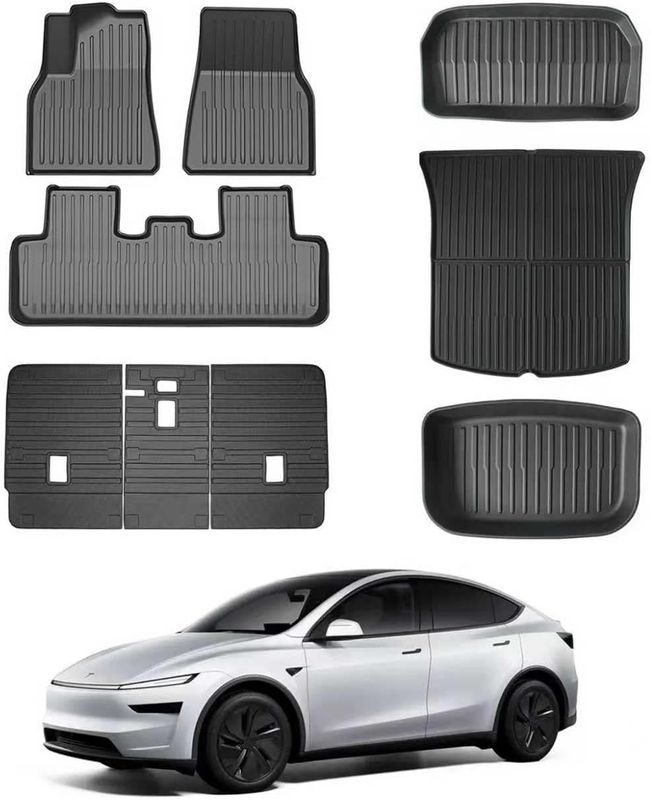 PUOENI Floor Mat for Tesla Model Y Refresh Juniper 2025 2026 9PCS Floor Mats