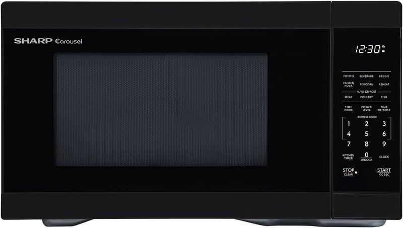 SHARP Countertop Microwave Oven with Removable 12.4 inch Carousel Turntable, 1000