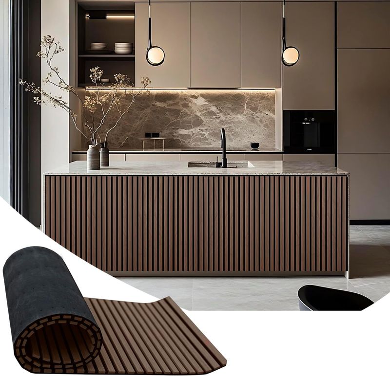 94.5 inchx23.6 inch 3D Flexible Soundproof Absorbing  Acoustic Wood Wall Panels