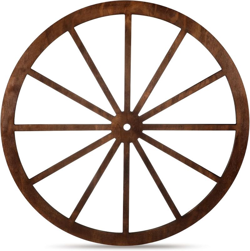 DaisyInner 30 inch Wood Wagon Wheel