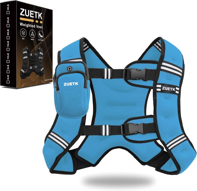 ZUETK Weighted Vest, 25Lbs.