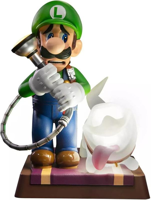 First 4 Figures Luigis Mansion 3 Luigi and Polterpup 9 inch PVC Collector Edition