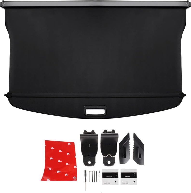 Powerty 1223 - Cargo Cover For Ford Escape Trunk, Black