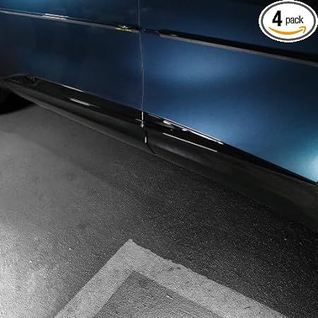 YOUTOOCAR H204 -  Body Side Door Moulding Cover Trim, Glossy Black