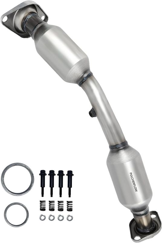 Pulcherflow ‎NSCZ010 Rear Catalytic Converter High Performance