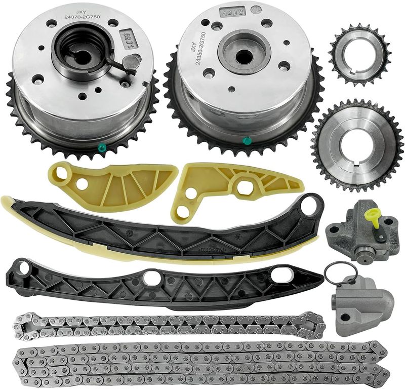 Lapvier ‎23121-2G590 24470-2G350 24321-2G111 - Timing Chain Kit with VVT Gear