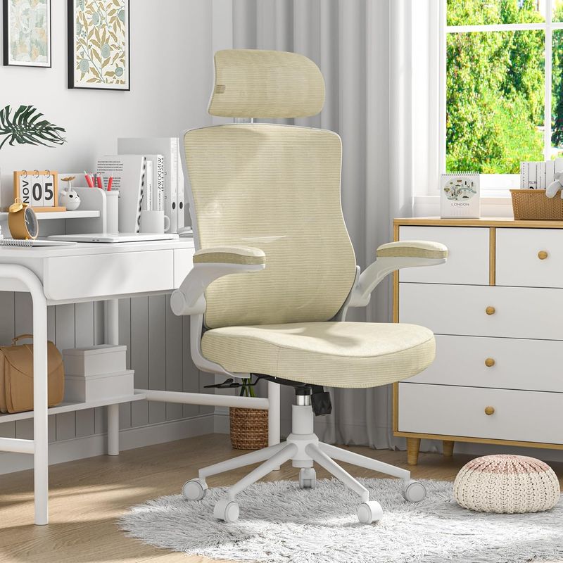 Home Office Chair, Ergonomic Comfy Desk Chair, High Back Computer Chair-