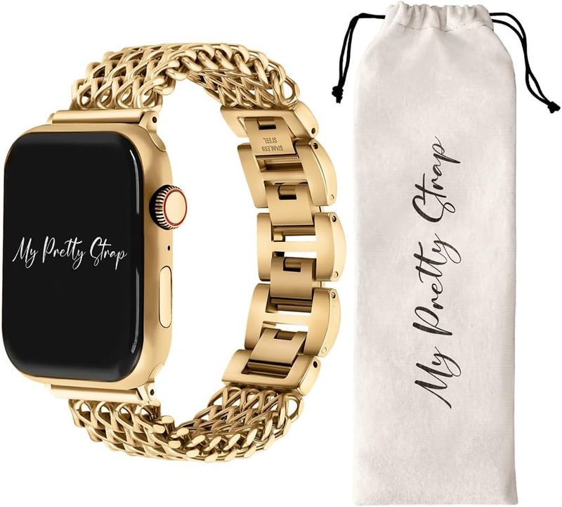My Pretty Strap – Stainless Steel iWatch Band for Women – Compatible with Apple
