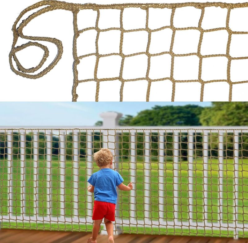 KAERYHET Safety Rope Net Kids Pet Stairs Balcony Railings Protection Rope
