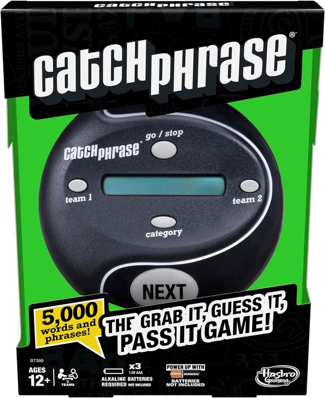 Hasbro Gaming Catch Phrase Electronic Game | Fun Active Handheld Party Games