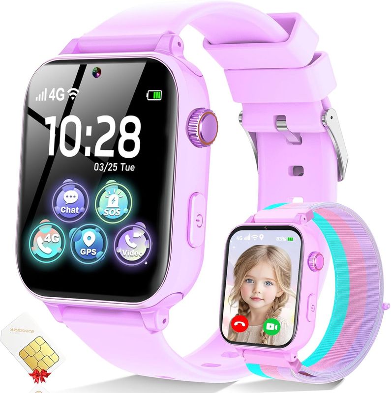 MOKAST Kids Smart Watch Toys for Boys Girls – Children Watch for Kids 4-12 Years