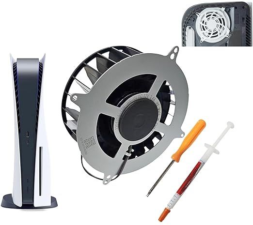 Internal Cooling Fan Replacement for Sony PlayStation 5 PS5 23 Blades
