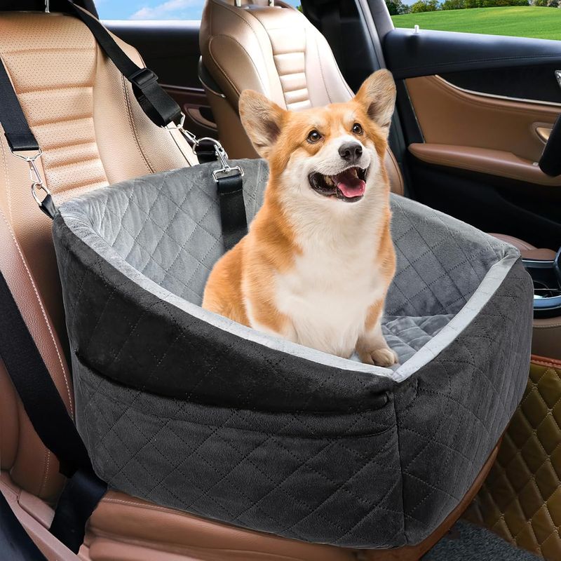 Dog Car Seat for Small Dogs,Detachable Washable Dog Booster Seat Under 30lbs,